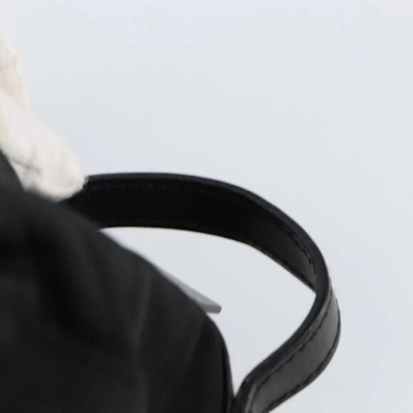 GUCCI Clutch Bag Nylon Leather Black Silver - Picture 6 of 15